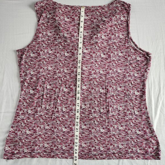 Charter Club Tank XL Pink  and Black - Picture 5 of 7